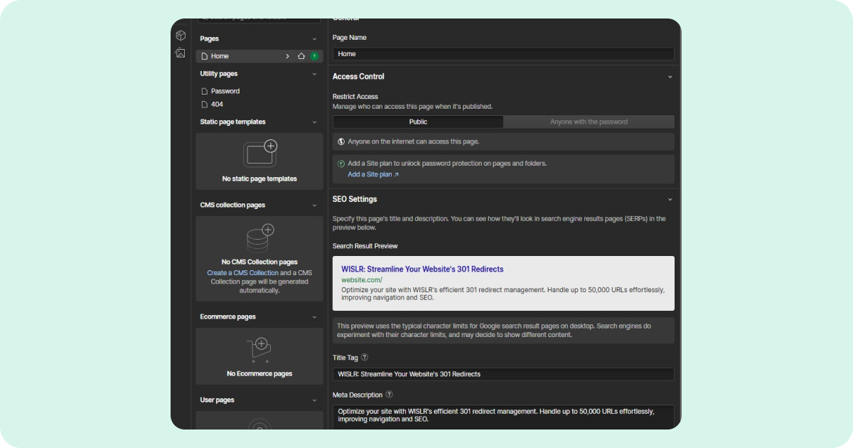 Cover image for Creating New URL Redirects for Webflow