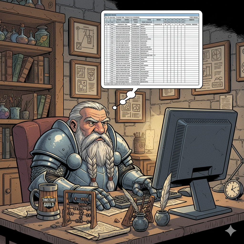 Considering time-consuming Excel work